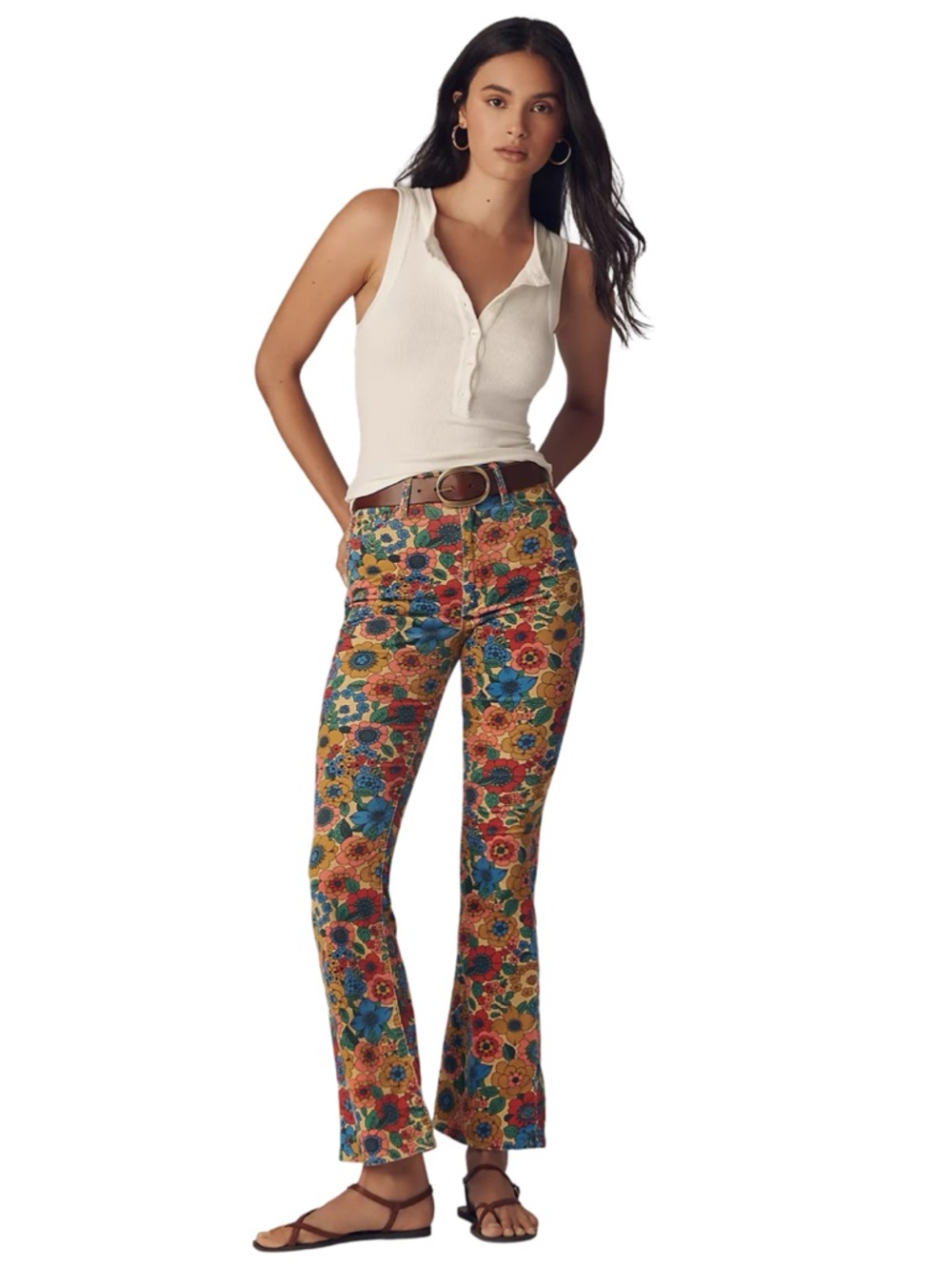 BNWT HIGH WAISTED WEEKENDER SKIMP TRACK AND FLOWER FIELDS